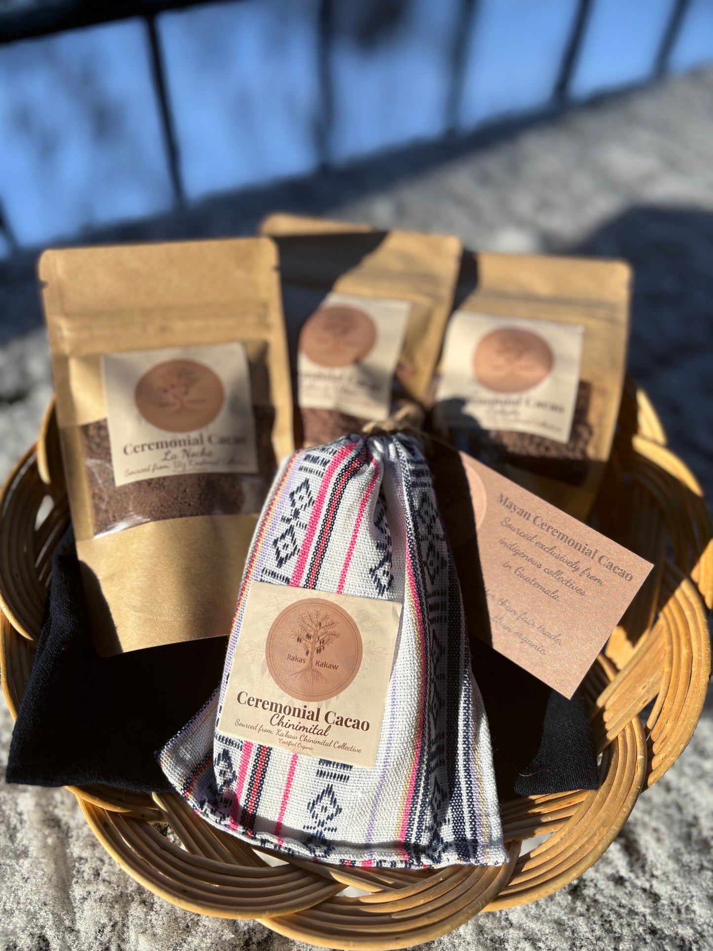 TRY A TASTE OF ALL OUR CACAOS ~ FOUR CEREMONIAL DOSE SAMPLES