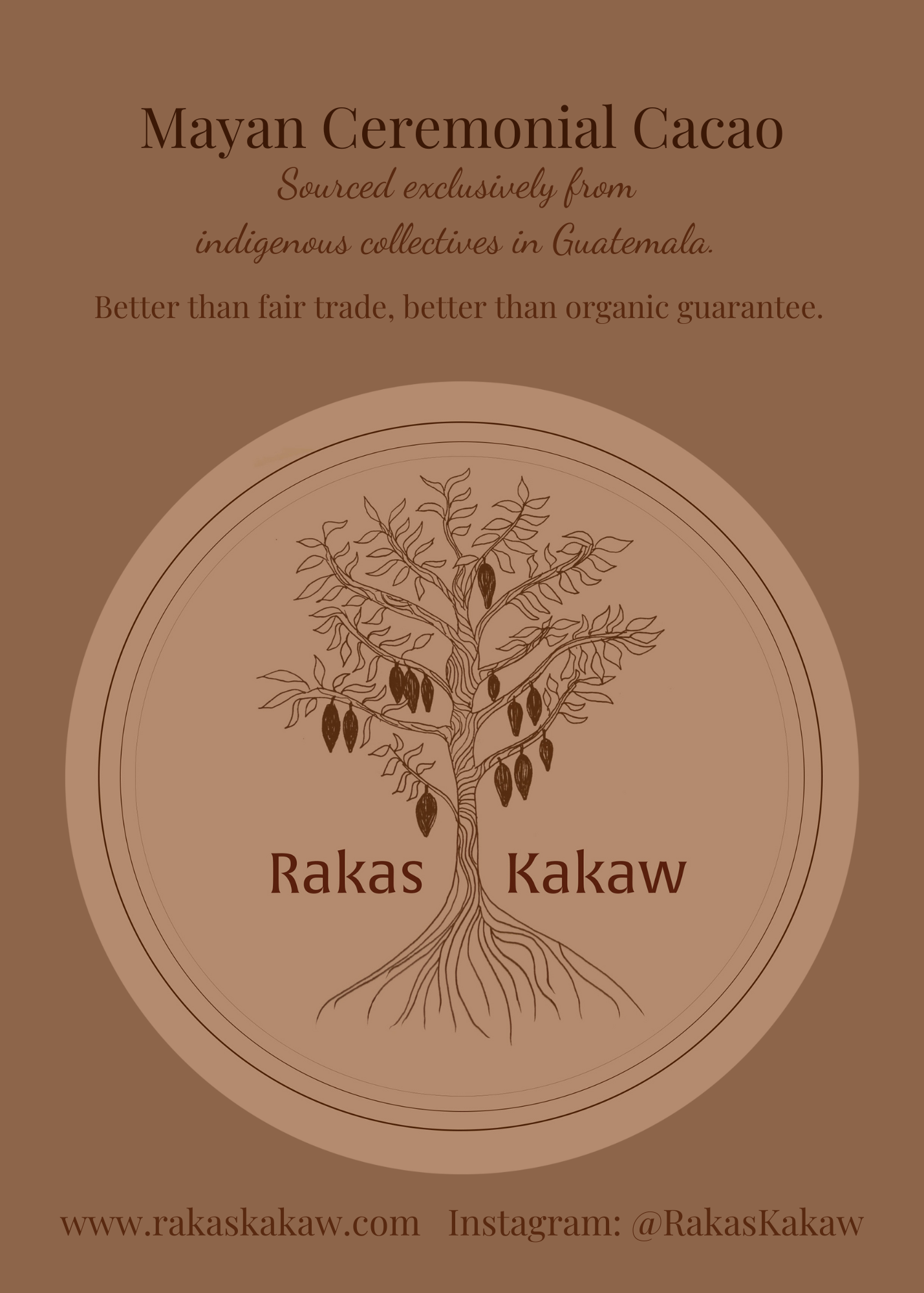 RAKAS KAKAW POSTCARDS - HOW TO DOSE & PREPARE CEREMONIAL CACAO