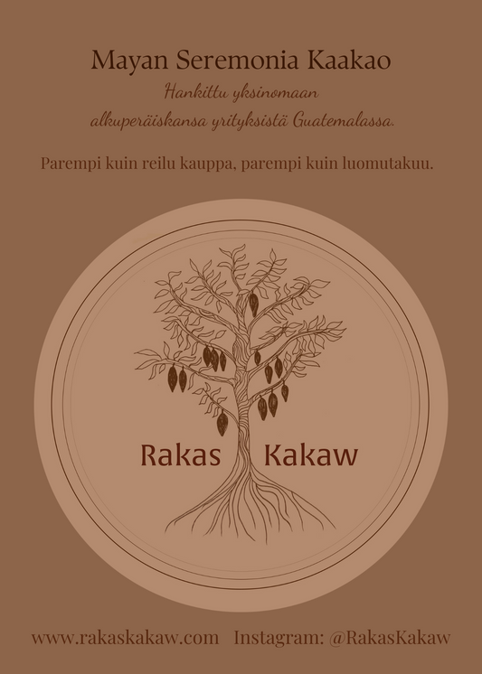 RAKAS KAKAW POSTCARDS - HOW TO DOSE & PREPARE CEREMONIAL CACAO