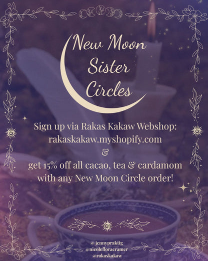 New Moon Sister Circles ~ Autumn 2026 & Winter 2027
