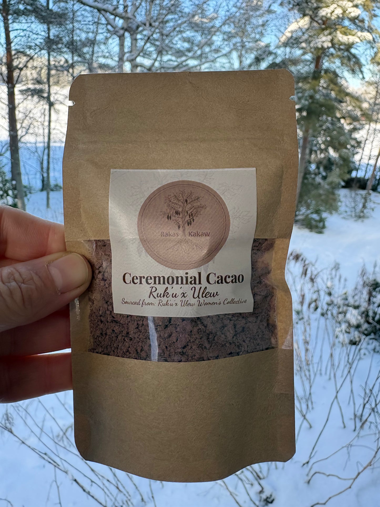 RUK'U'X ULEW CACAO CEREMONIAL DOSE SAMPLE FROM ~ Heart of the Earth ~ COLLECTIVE - 45g