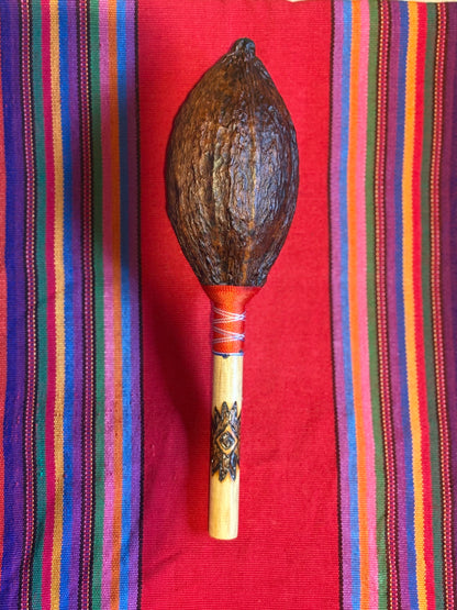 SONAJAS SAGRADAS ~ Sacred Cacao Rattles from Mexico