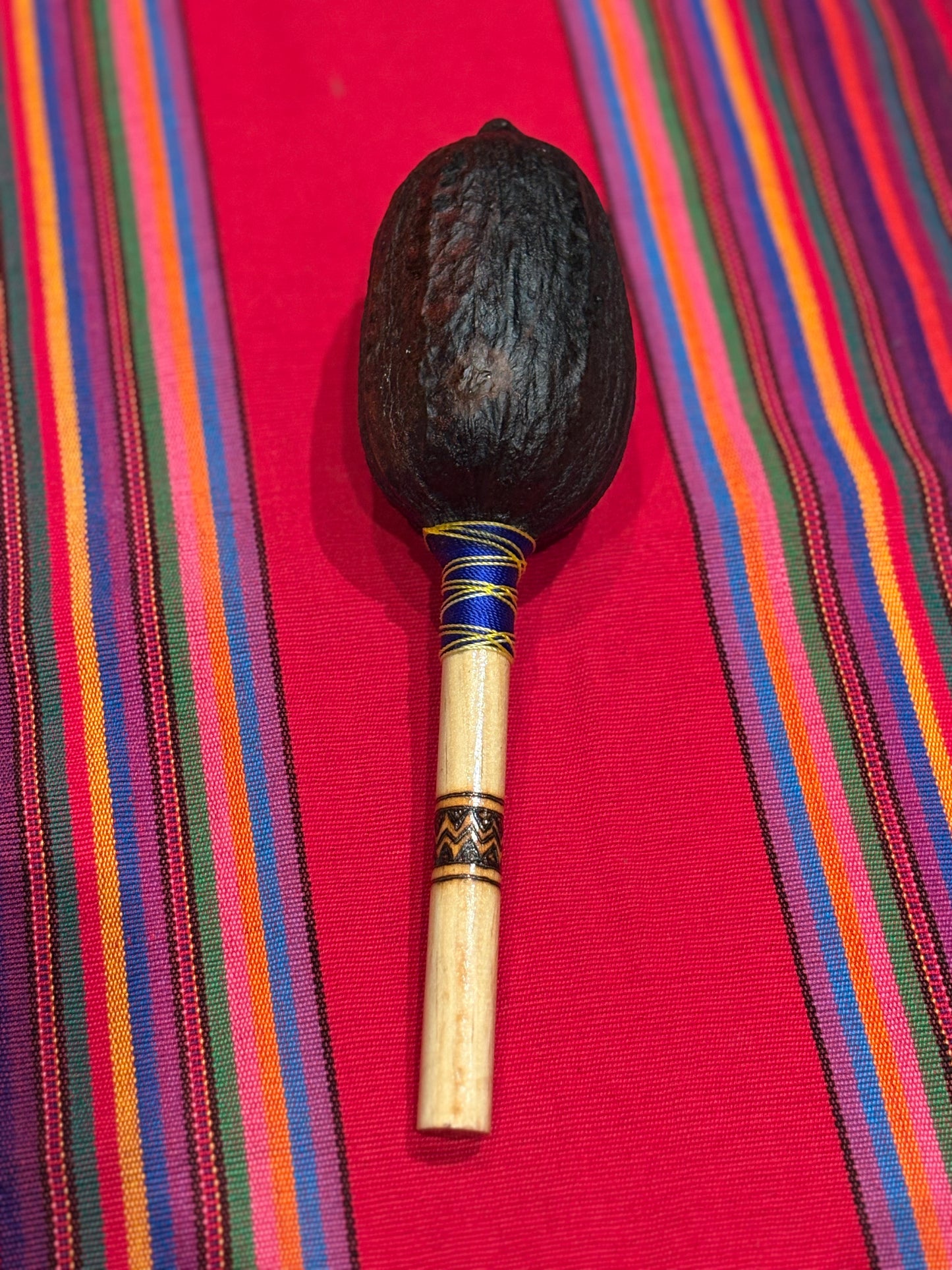 SONAJAS SAGRADAS ~ Sacred Cacao Rattles from Mexico