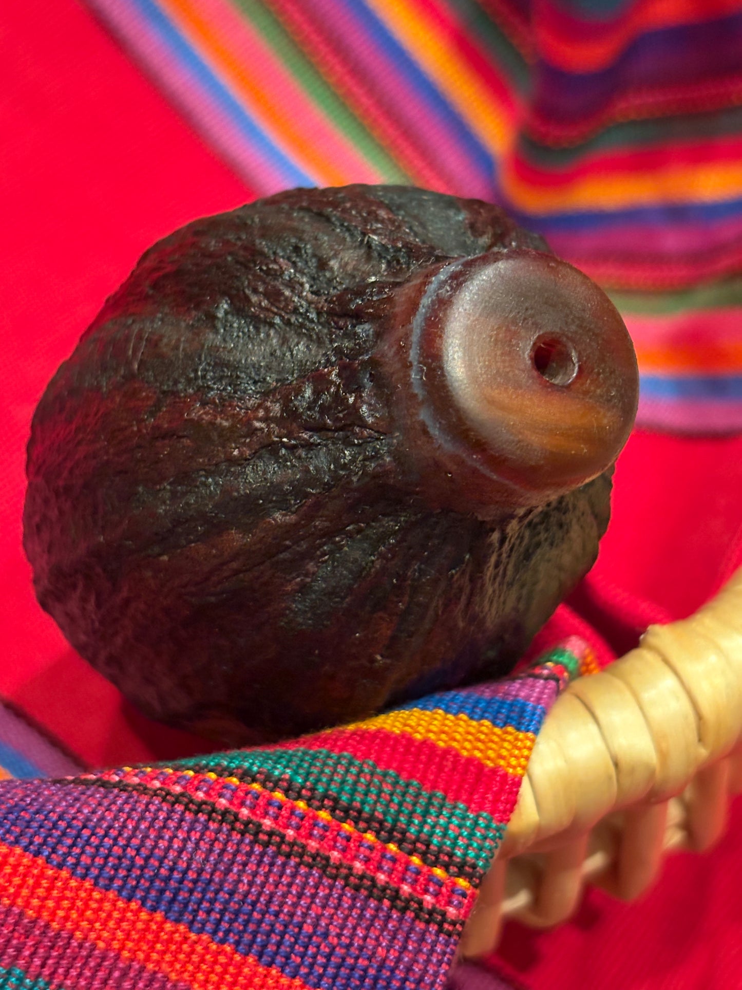 SONAJAS SAGRADAS ~ Sacred Cacao Rattles from Mexico