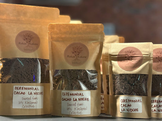 PRE-CHOPPED PORTIONS - UTZ K'ASLEMAL ~ Good Life ~ LA NOCHE CEREMONIAL CACAO