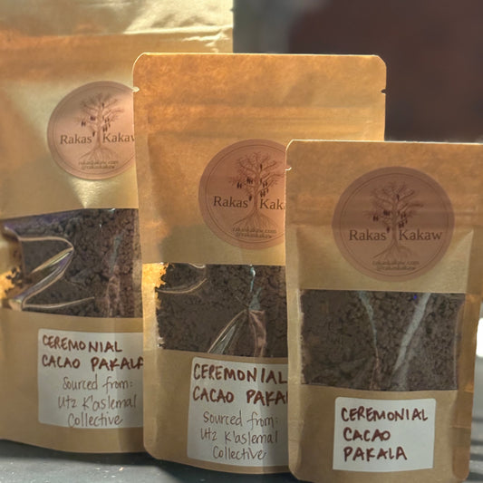 PRE-CHOPPED PORTIONS - UTZ K'ASLEMAL ~ Good Life ~ PAKALA CEREMONIAL CACAO