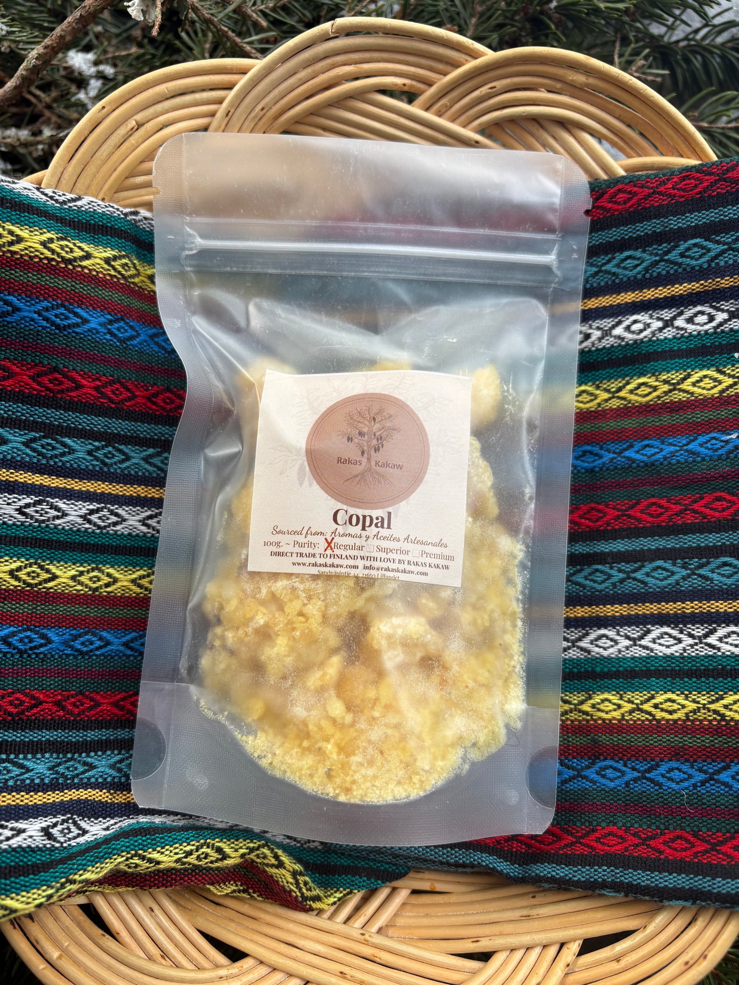 SACRED WHITE COPAL ~ Resin Incense from Mexico - 100 grams