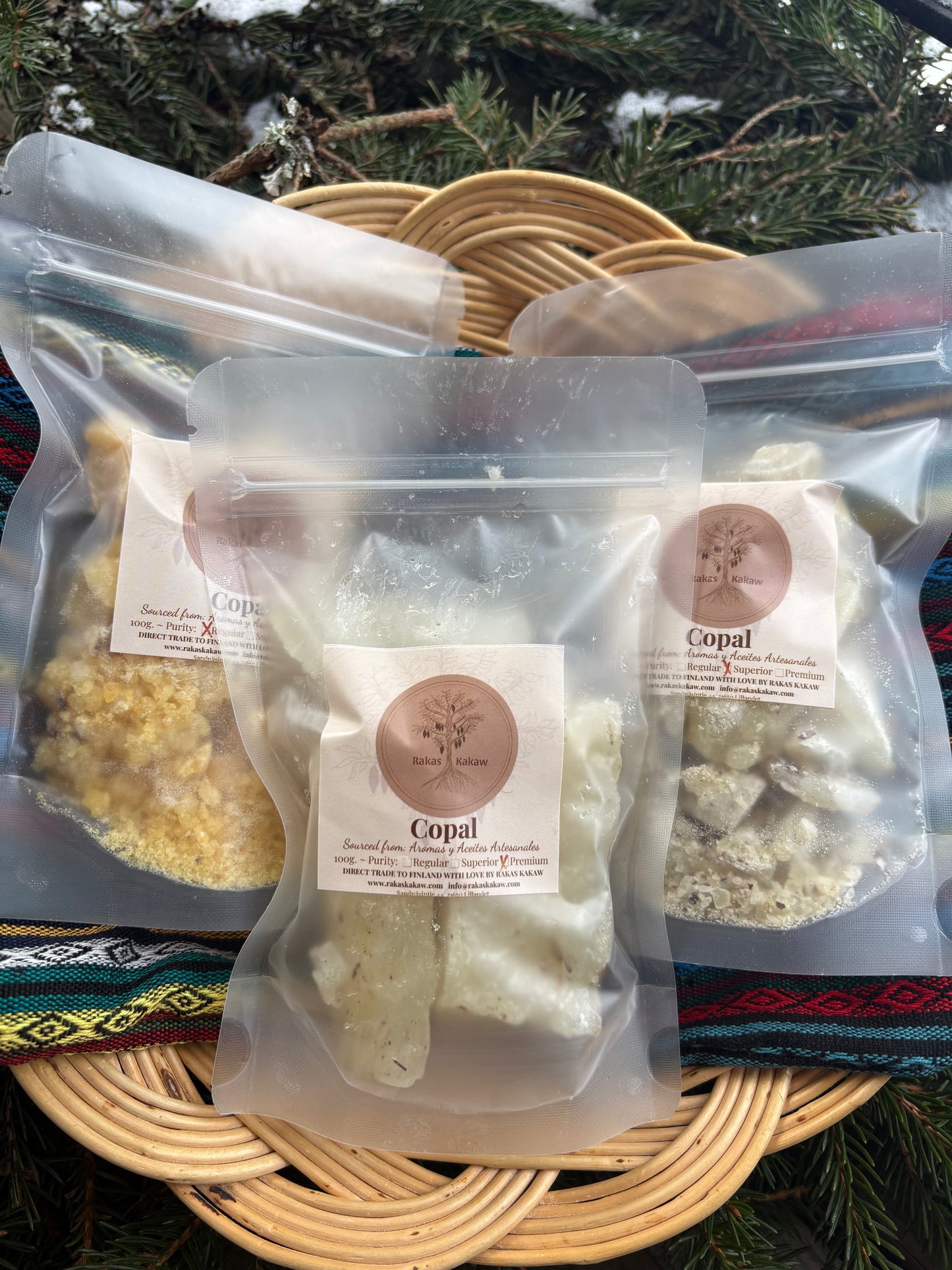 SACRED WHITE COPAL ~ Resin Incense from Mexico - 100 grams